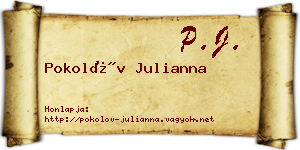 Pokolóv Julianna névjegykártya